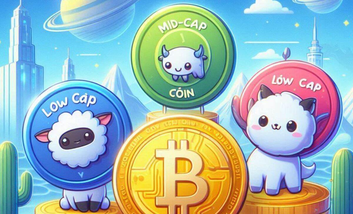 Difference between Low Cap Coin, Mid Cap Coin & Top Coin