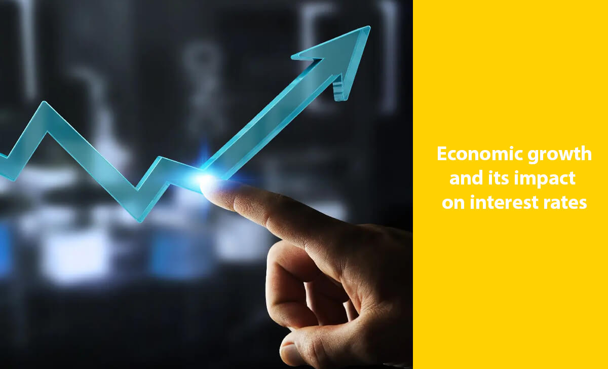 Economic growth and interest rates are closely linked, influencing each other in various ways.