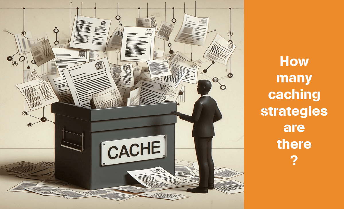 Caching can be implemented using five different strategies