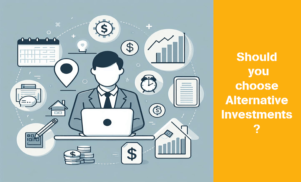 Alternative investments are an opportunity for you to diversify your portfolio to generate more returns