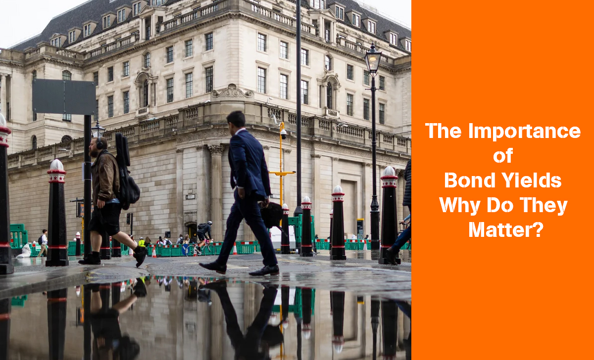 Bond yields are important because they influence investment decisions, reflecting the level of risk and market interest rates.