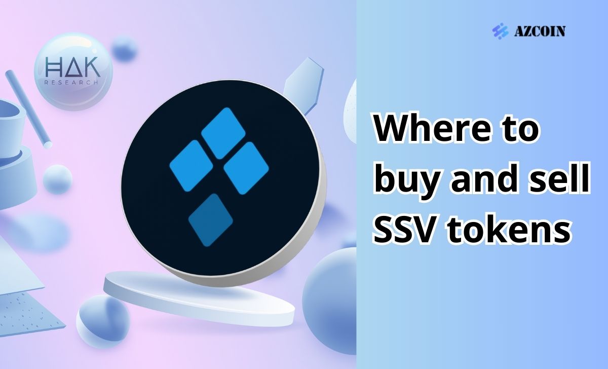 Where to buy and sell SSV tokens